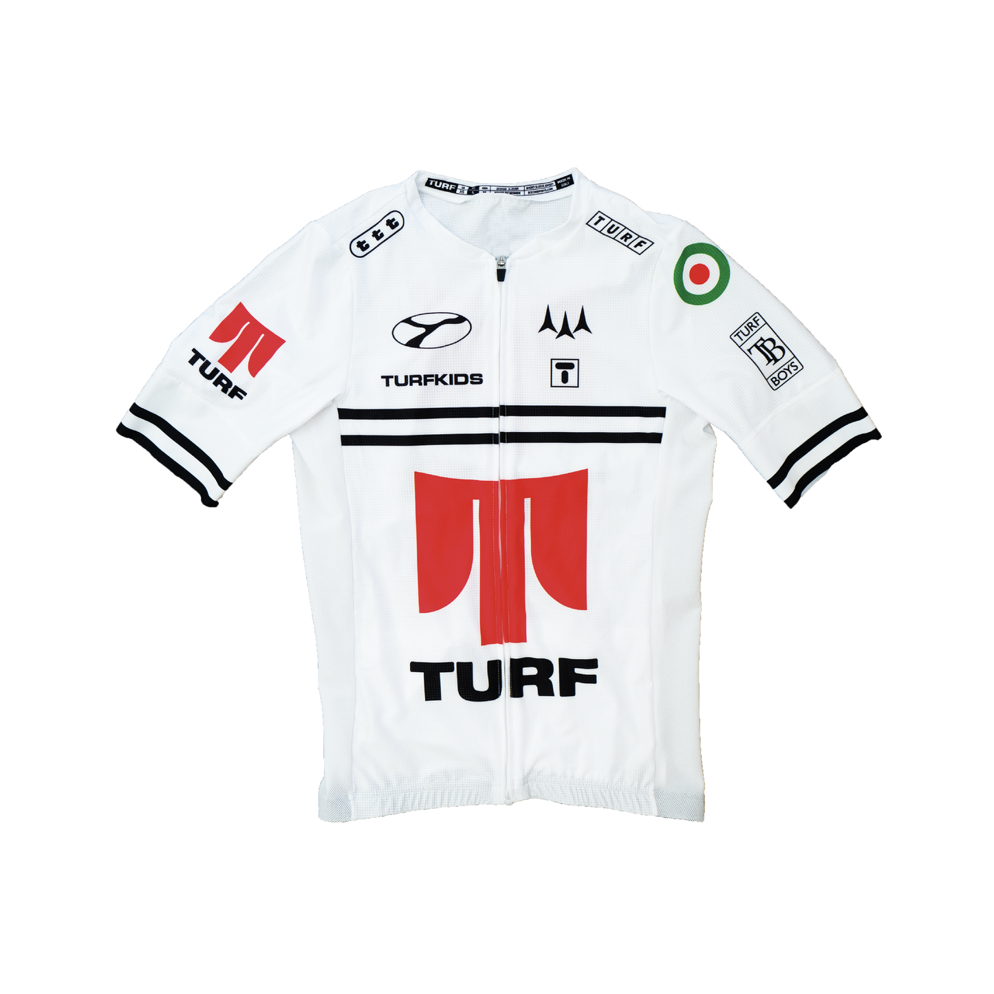 WHITE CYCLING T-SHIRT