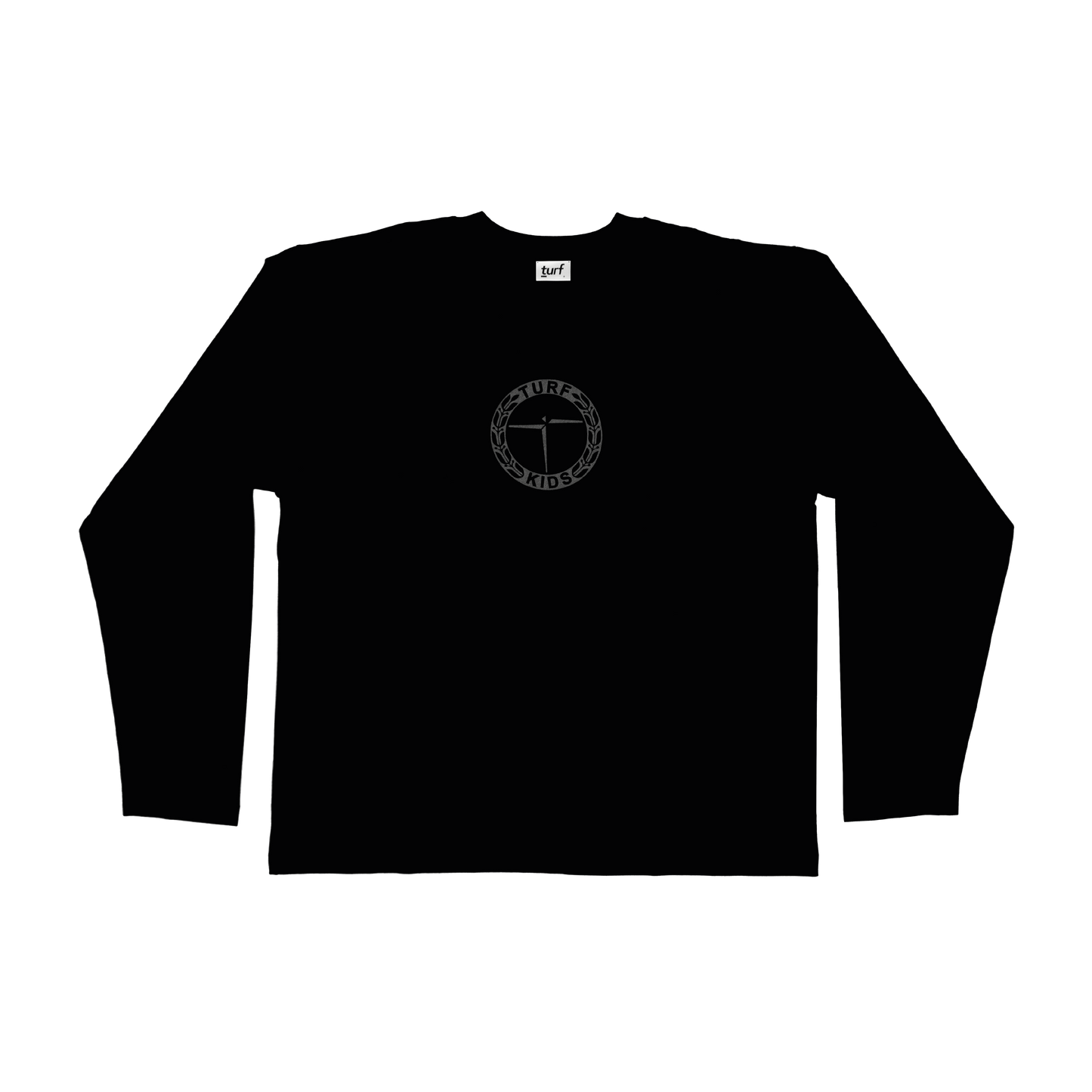 TURFKIDS BLACK LONGSLEEVE