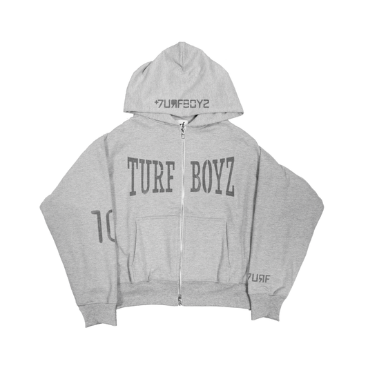 TURFBOYZ GREY HOODIE